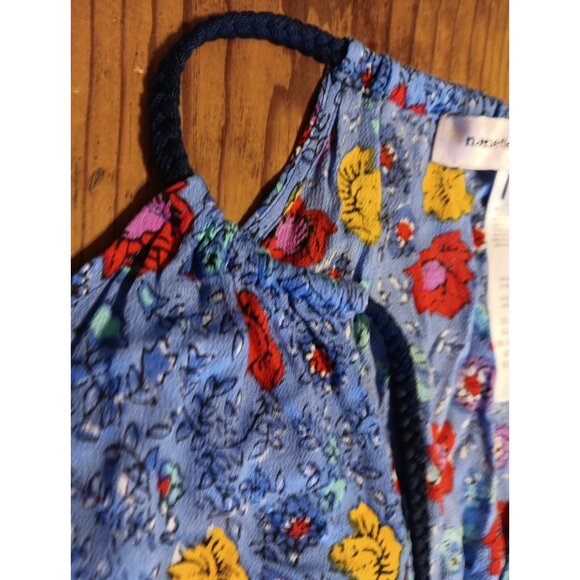 Nanette Lepore Swim Woodstock Womens XS Tunic Coverup Floral Boho Cold Shoulder - Picture 4 of 7